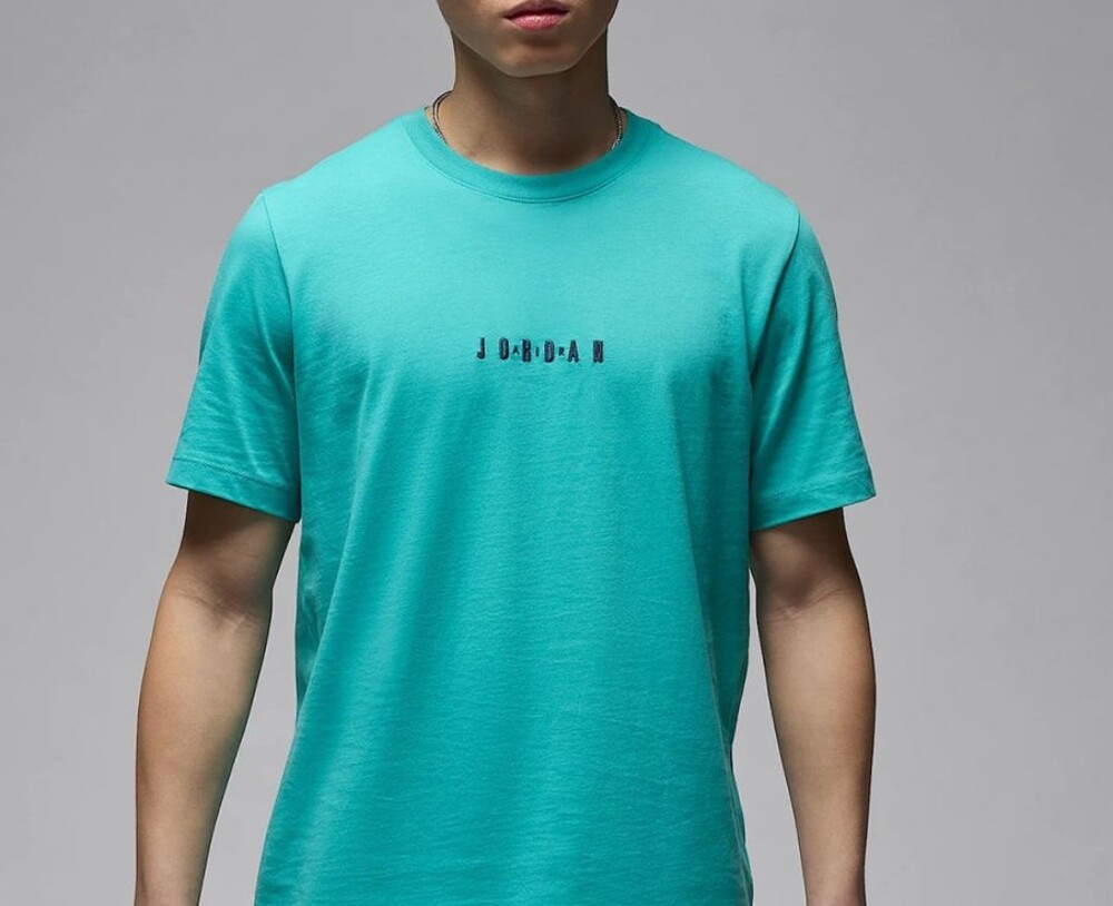 Jordan Teal Short-Sleeve Crew T-Shirt Teal